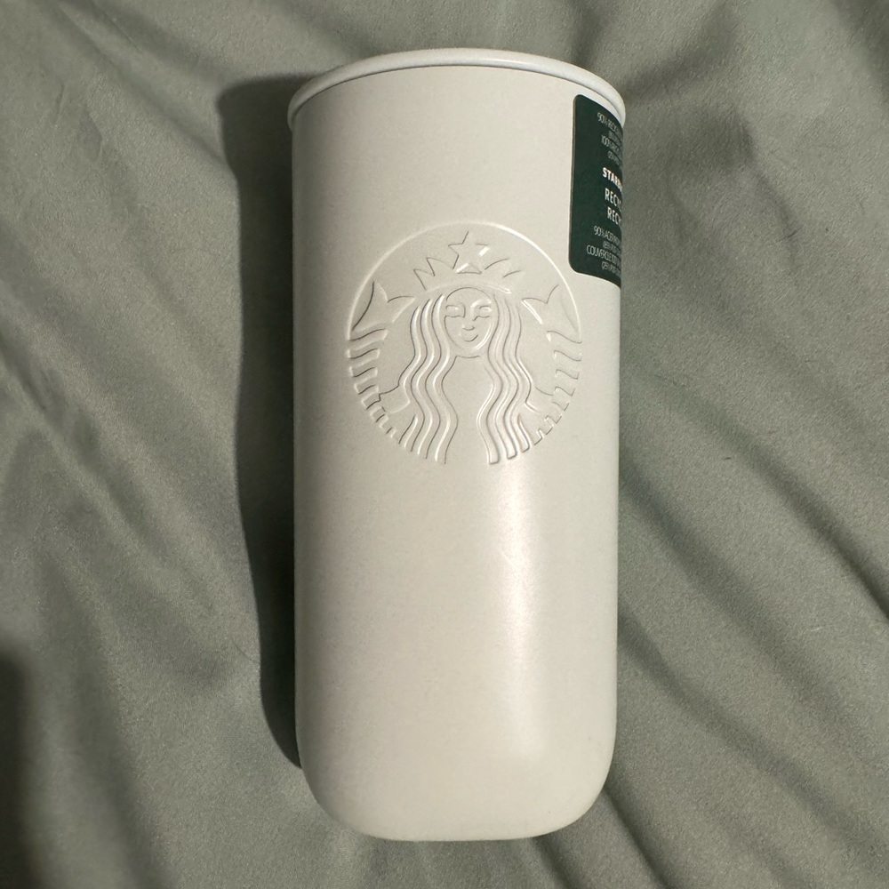 Starbucks stainless steel light blue tumbler BN